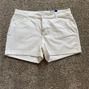 NWT White Jean Shorts